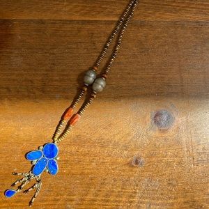 Vintage lapis necklace